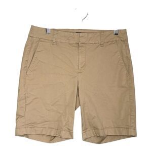 J crew tan khaki chino shorts size 4